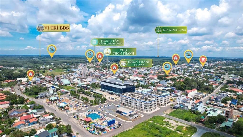 Bán đất nền phường chơn thành, đồng nai. tổng 225m2 có 60m2 tc, sổ sẵn, pháp lý rõ ràng, giá 600tr