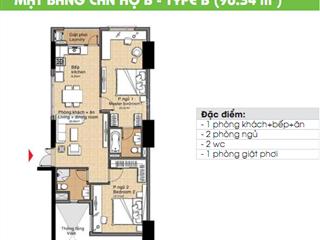 Bán ch đức khải q7, 90m2, 2pn  2wc, nhà trống, giá 3,150 tỷ  0902 860 ***