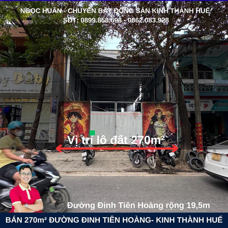 Bán lô đất cách ngọ môn 700m, tp huế