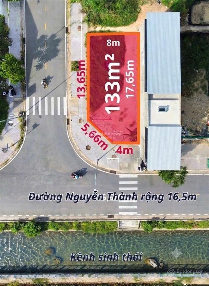 Lô góc 133m2 view kênh kqh hương sơ, tp huế
