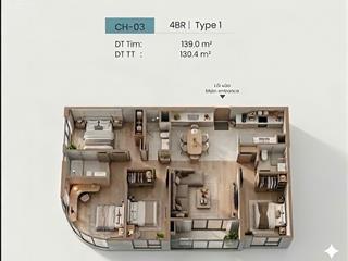 Vip nhất grand coast căn 4pn 139m2 view trực diện hồ tạo sóng chỉ dành cho khách ở thực 0981 247 ***