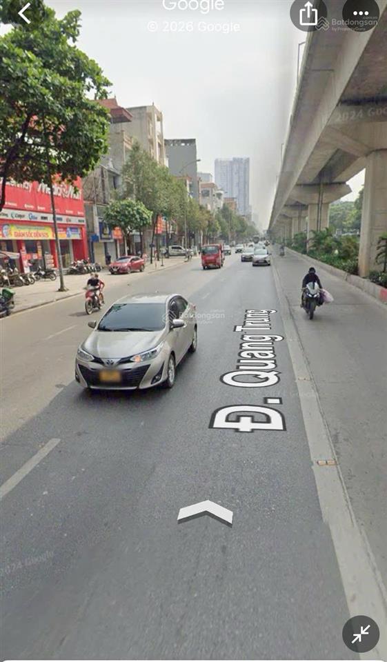 Siêu phẩm mặt phố quang trung hà đông, vỉa hè đá bóng, kinh doanh đỉnh dt 60m2 * 4t giá 10,5 tỷ