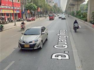 Siêu phẩm mặt phố quang trung hà đông, vỉ hè đá bóng, kinh doanh đỉnh dt 60m * 4 t giá 10,5 tỷ