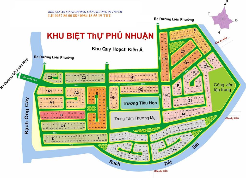 Đất da phú nhuận q9 giảm sâu giá cực tốt lô trục chính 20m nối liên phường  global city