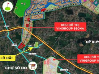 Chính chủ cần bán gấp lô đất siêu phẩm cn 597m2 thổ cư 100% nằm giữa 02 đại đô thị vingroup
