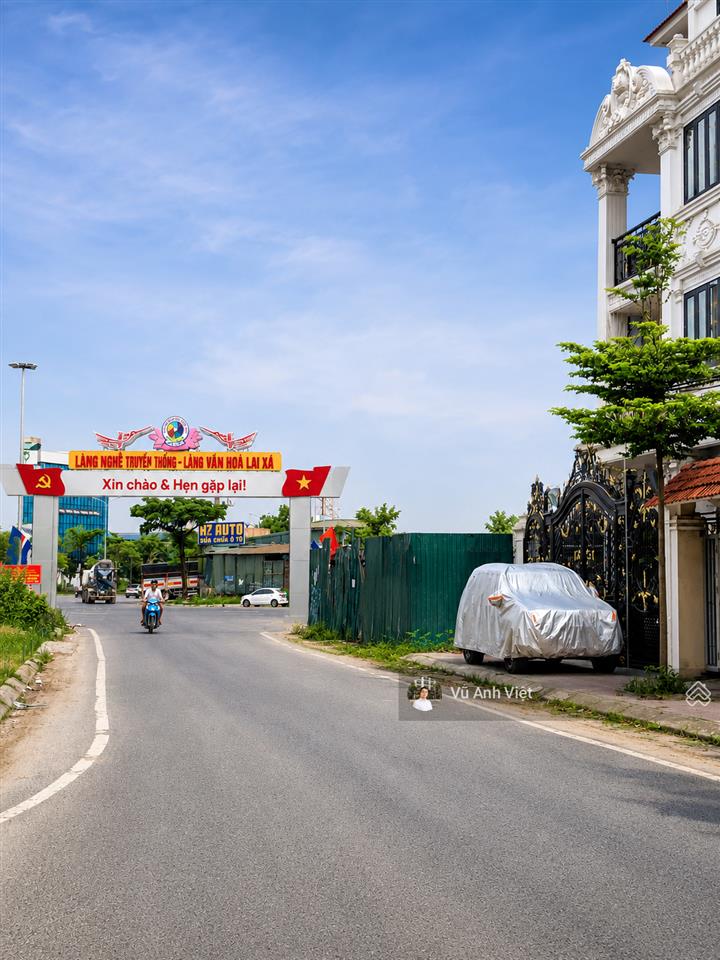 Bán 68m đất đẹp lai xá  vỉa hè pl  ô tô đỗ cửa  cách ga nhổn 800m  bao sổ