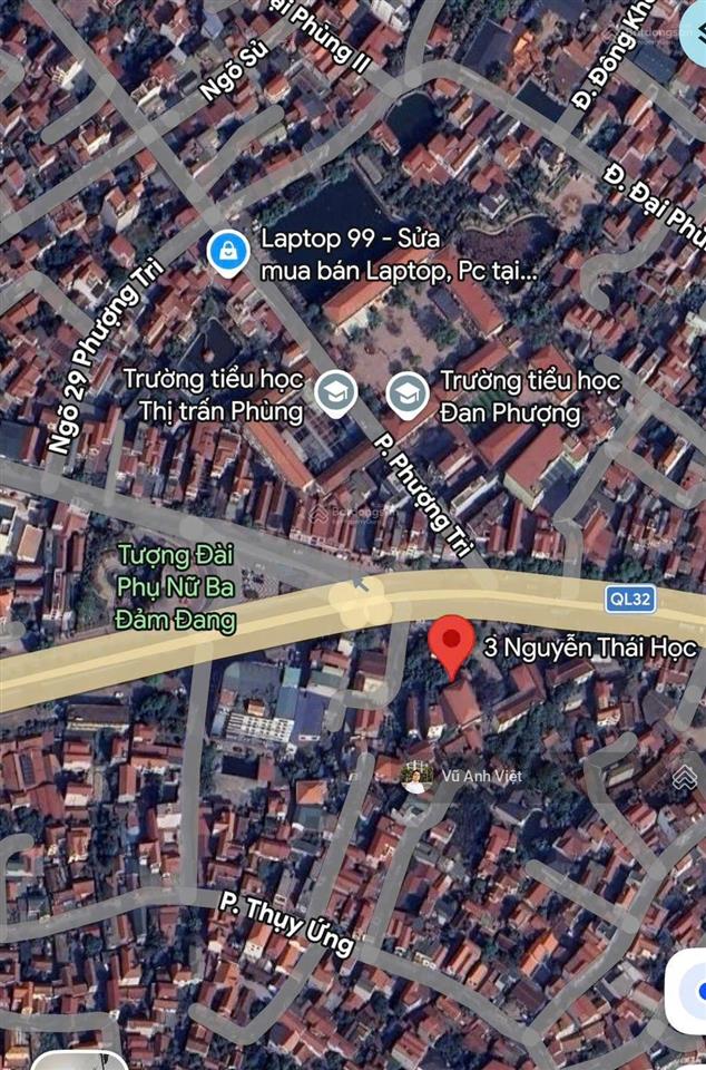 Chính chủ bán 100m2 đất tt phùng  đất sát quận ủy  ngõ thông ô tô  giá chỉ 6,5 tỷ