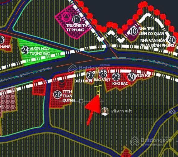 Chính chủ bán 100m2 đất tt phùng  đất sát quận ủy  ngõ thông ô tô  giá chỉ 6,5 tỷ