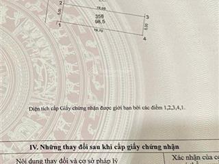 Bán đất 99m2 tại xã tiên dương, 5,7 tỷ, pháp lý đầy đủ