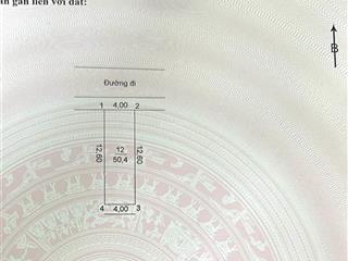 Bán đất nguyên khê, đông anh 50.4m2, phân lô ô tô tránh, giá chào 9 tỷ