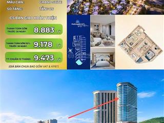 Paramount signature  siêu phẩm tầng cao hoa hậu trực diện biển  view ôm trọn vịnh ngọc nha trang