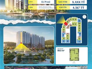 Căn 1pn + view sông the onsen 1 | giảm ngay 1 tỷ khi thanh toán sớm | charmora city nha trang