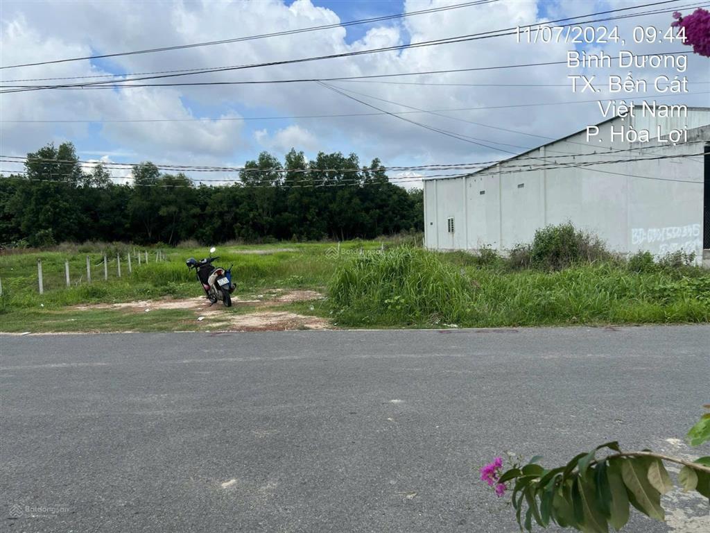 Dt lớn 1846,4 m2 = 3 tỷ 379 phường hòa lợi, bến cát bình dương