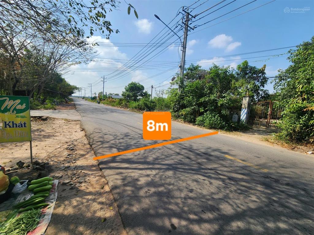 12,3x89m mặt tiền dh501 phước vĩnh, phú giáo, bình dương 1116m2