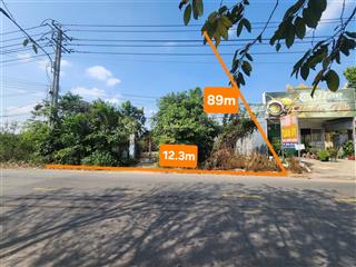 12,3x89m mặt tiền dh501 phước vĩnh, phú giáo, bình dương 1116m2