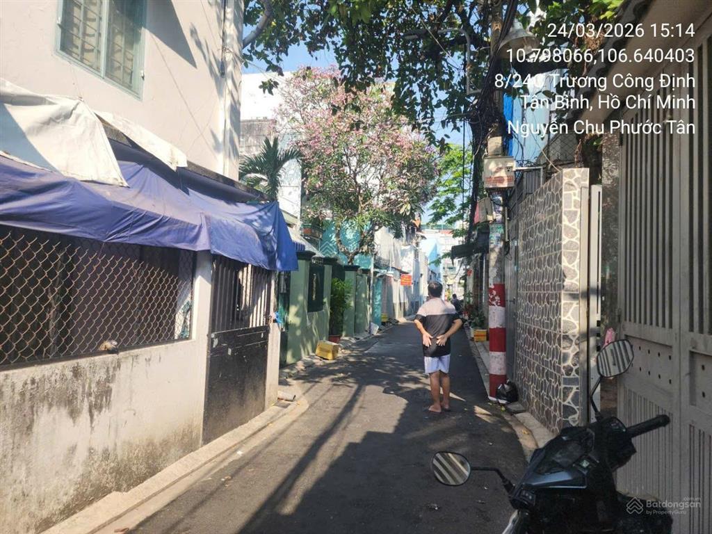 49,1 m2 đường oto hẻm 405 trường chinh, quận tân bình hcm giá khởi điểm  đồng