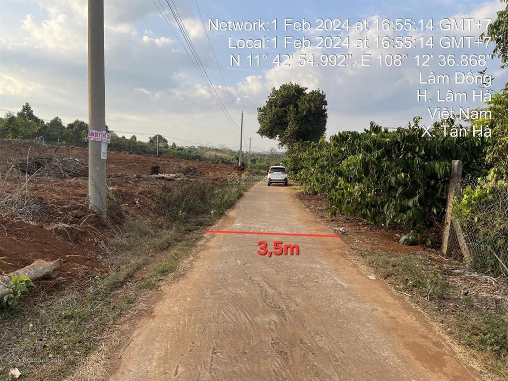 1038m2 = 668 triệu xã đan phượng, lâm hà, lâm đồng đường oto