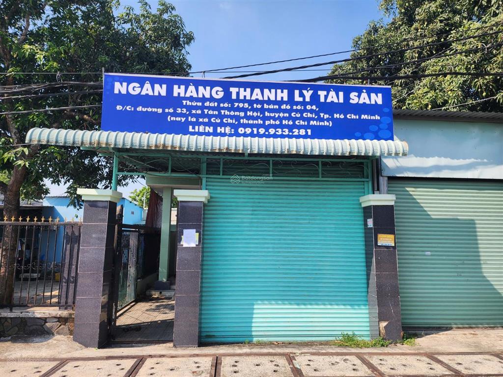 Bán nhà riêng tại đường 33, tân thông hội, huyện củ chi, 2,82 tỷ, 136,7 m2 giá siêu hời
