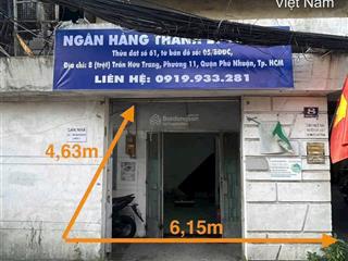 Mặt tiền trần hữu trang, phú nhuận chung cư tầng trệt dễ dàng kinh doanh dòng tiền chỉ 2,072 tỷ