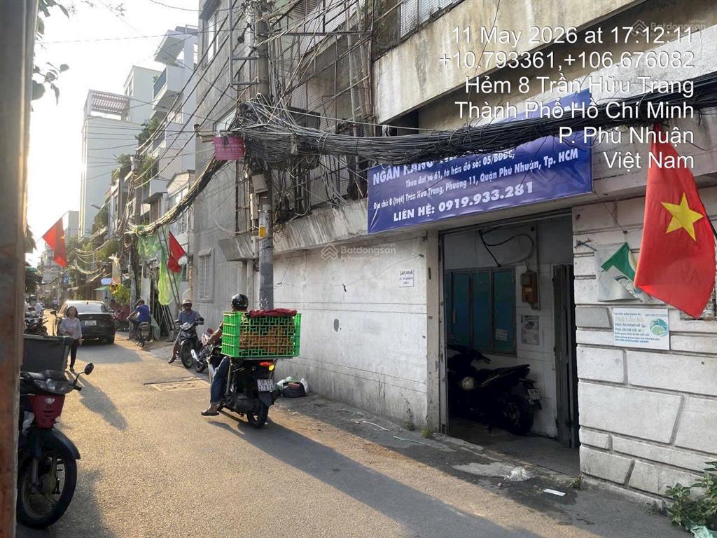 Mặt tiền trần hữu trang, phú nhuận chung cư tầng trệt dễ dàng kinh doanh dòng tiền chỉ 2,072 tỷ