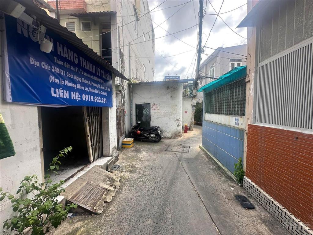 60,9m2 = 6 tỷ 092 đường hẻm cmt8, p. nhiêu lộc, tphcm