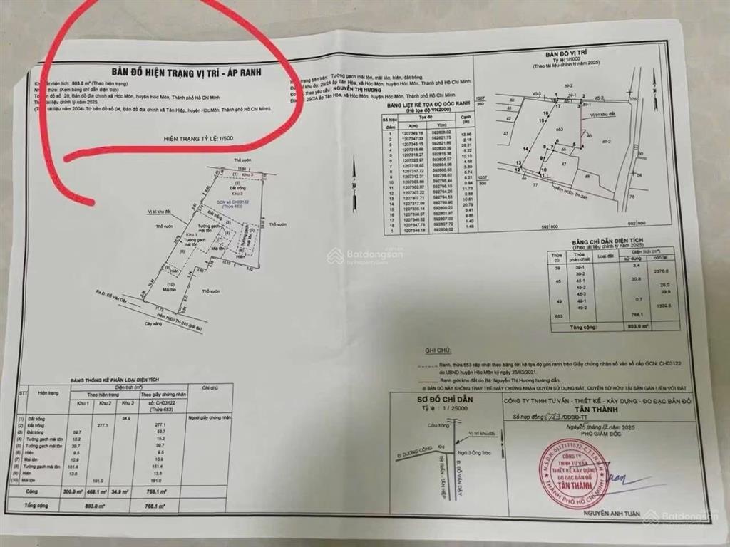 768m2 nhà c4 thổ cư 300m2. 1/ đỗ văn dậy, hóc môn. giá bán 8,5tỷ