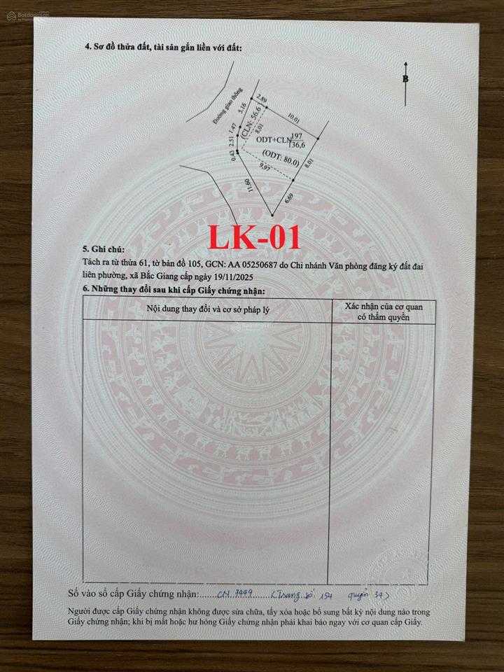 Đất phường tân an 200m đến đường vành đai 5 (qh), 500m đến công nghiệp, nhà xưởng đang xây dựng.