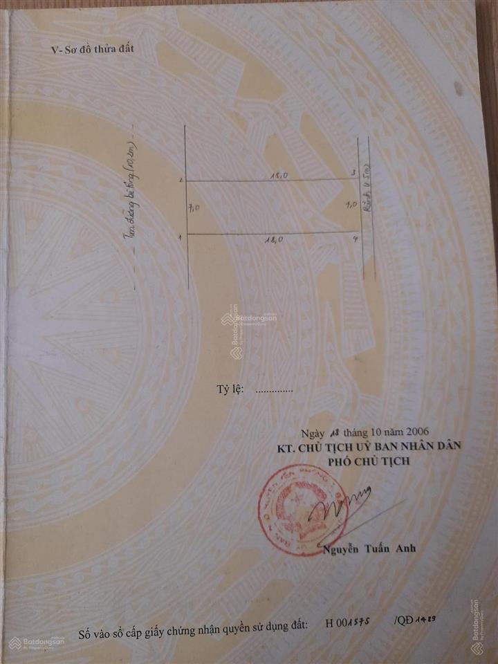 Bán đất xã tam đa mới (xã thụy hòa cũ)  tp bắc ninh. 126m2 giá 4 tỷ