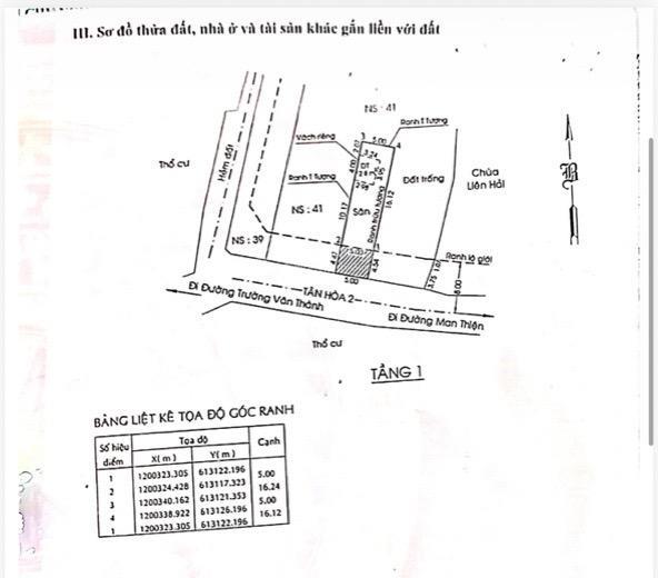 Nhà 80,9m2 mặt tiền tân hòa 2, phường tăng nhơn phú, tp. thủ đức  vị trí đẹp, tiềm năng kinh doanh