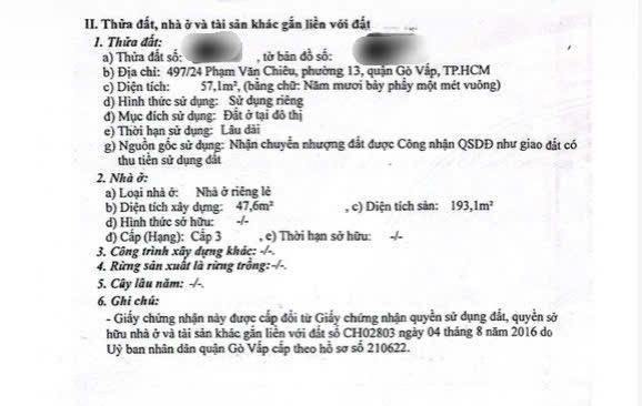 Nhà đẹp 57,1m2 hxh  khu nội bộ đường phạm văn chiêu, gò vấp  vào ở ngay