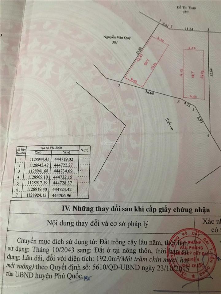 Tôi chủ nhà cần bán đất 500m2 chính chủ, tại dương tơ, phú quốc, kiên giang giá hữu nghị