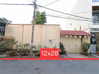 Bán đất 12 x 28m, tặng nhà c4 còn mới, hẻm 6m huỳnh thị hai cách chợ hạt điều 300m.