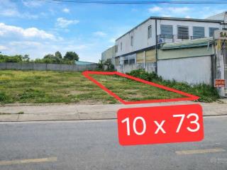 Đất 10 x 73 sổ 730m2 full thổ cư mặt tiền phạm văn sáng, gần phan văn hớn.