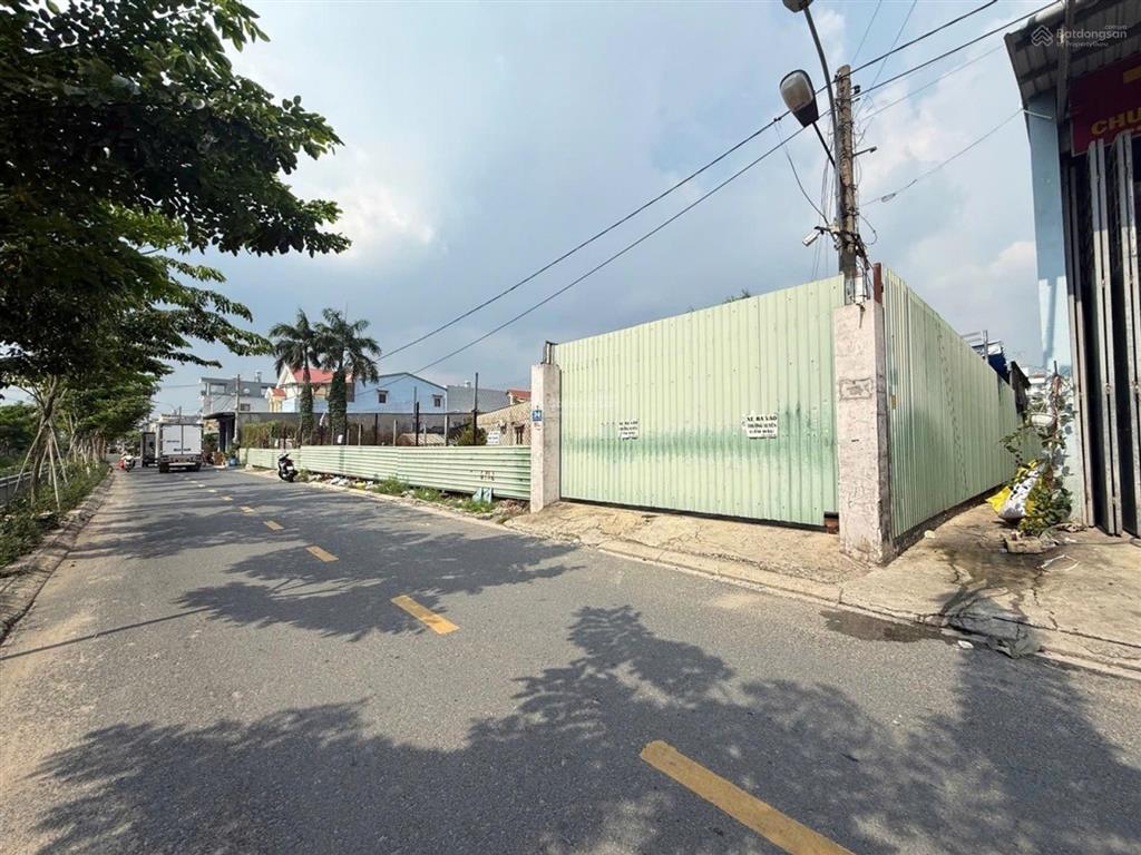 Đất 2600m2 full thổ cư, mặt tiền ngay ngã tư ga, kế bên gò vấp, giá thương lượng chính chủ