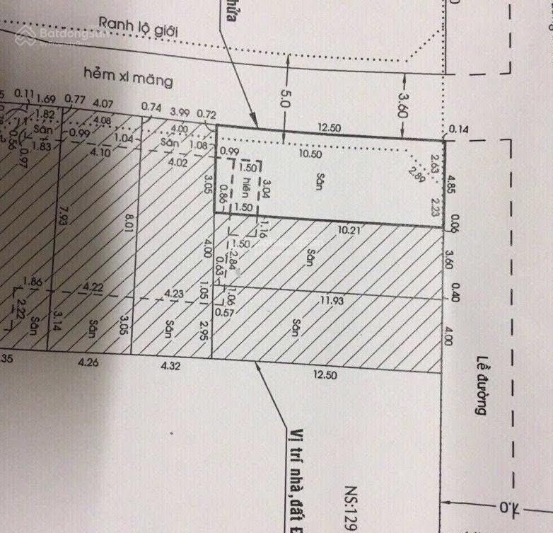 Bán đất lô góc 2 mt đường số tân quy quận 7, 4.9x12.5m, gần lotte mart, nhỉnh 12 chính chủ