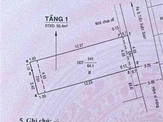 Bán đất 4,5x15 hẻm xe hơi trần xuân soạn, him lam quận 7, 65m2, giá 5,8 tỷ