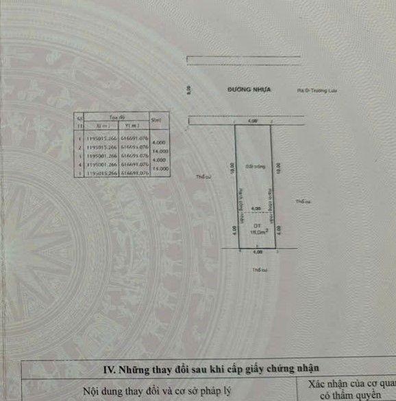 Giá 3.9 Tỷ, Đất 58m2 Nguyễn Duy Trinh, Gần Đông Tăng Long, Quận 9