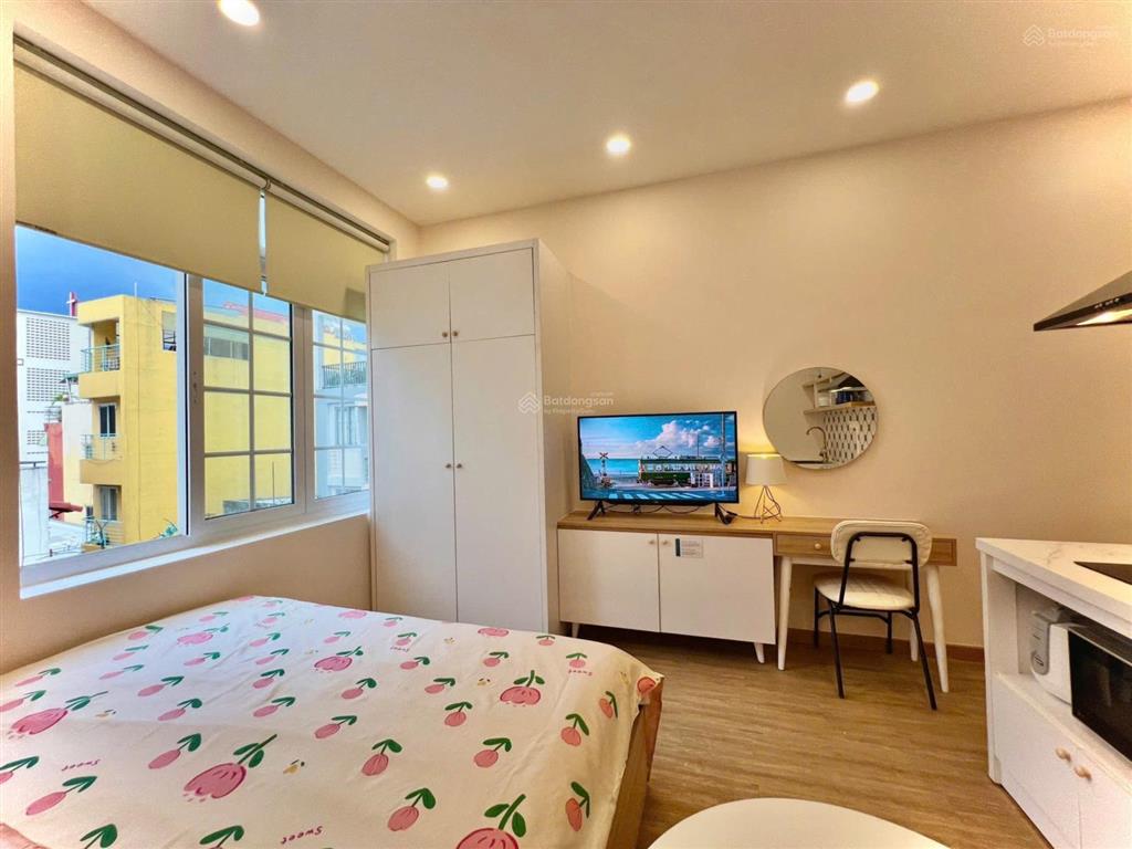 Cho thuê căn hộ studio cửa sổ lớn q1 gần cầu ông lãnh, cầu calmette, bùi viện, chợ bến thành