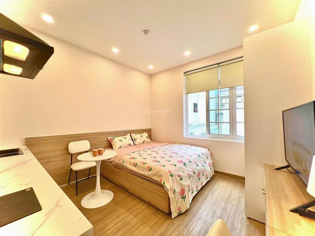 Cho thuê căn hộ studio cửa sổ lớn q1 gần cầu ông lãnh, cầu calmette, bùi viện, chợ bến thành