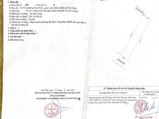 Bán lô đất 2 mặt kiệt k66 trần đình tri