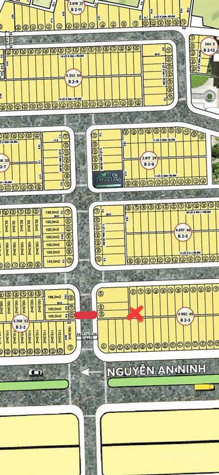 Cơ hội đầu tư kdc bàu mạc  vị trí đẹp sát trục nguyễn an ninh 100m2 5 tỷ