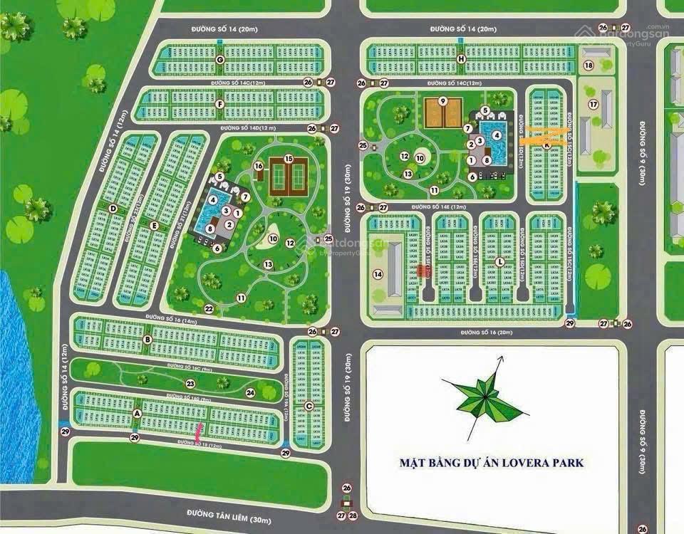 Bán gấp căn góc loverapark đẹp 3pn, 3wc, 97,5m2 tại khang điền bình chánh, giá 11 tỷ vnd