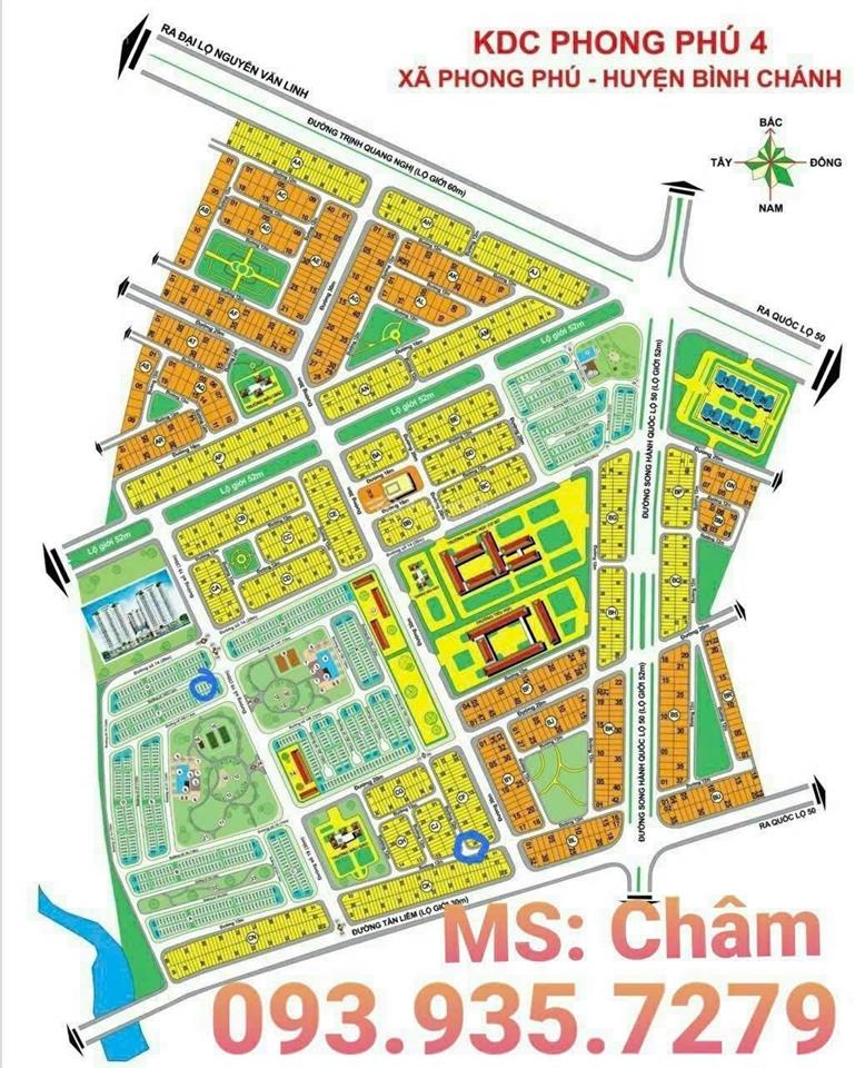 Bán đất nền dự án khang điền bình chánh, 5,3 tỷ, 100m2, giá ưu đãi uy tín