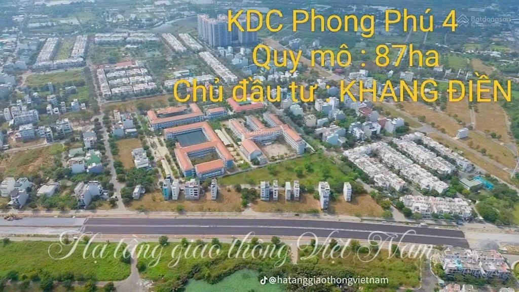 Bán gấp đất nền dự án khang điền bình chánh, 7,2 tỷ, 100m2 đường lớn 30m2 hàng hiếm