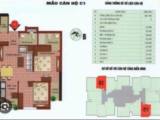 Bán nhanh căn hộ 2 ngủ toà sdu 143 trần phú