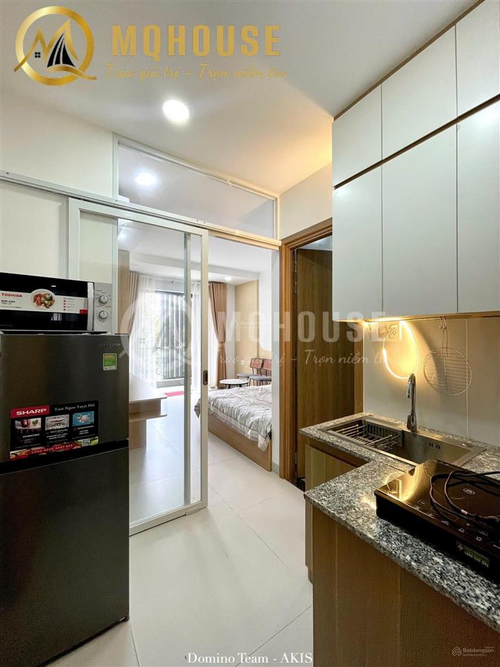 Trần não| khai trương toà nhà mới 1pn ban công. có slot đậu oto, thang máy, máy giặt riêng