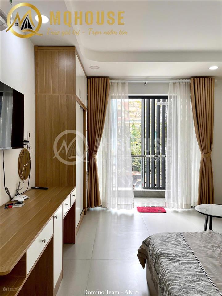 Trần não| khai trương toà nhà mới 1pn ban công. có slot đậu oto, thang máy, máy giặt riêng