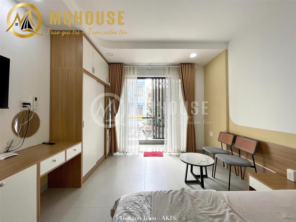 Trần não| khai trương toà nhà mới 1pn ban công. có slot đậu oto, thang máy, máy giặt riêng