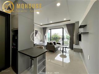 Căn hộ ban công tách bếp tại an khánh. khu vực cây xanh, đường lớn đỗ oto. nội thất mới hiện đại