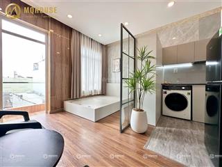 Đảo kim cương| căn hộ studio ban công lớn, vách ngăn tách bếp, nội thất hiện đại tiết kiệm điện